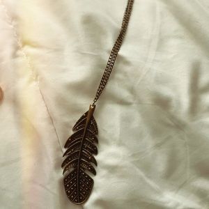 Long Feather Necklace